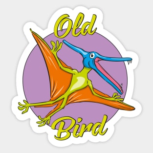 Old bird Sticker